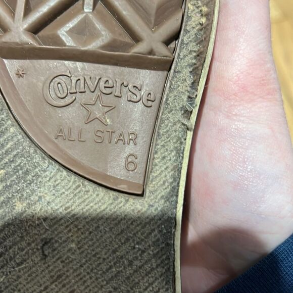 Mens grey low top converse size 6 - Picture 7 of 9